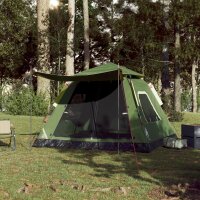 vidaXL Kuppel-Campingzelt 5 Personen Gr&uuml;n Quick Release