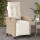 vidaXL Gartensessel mit Fu&szlig;teil 2 Stk. Verstellbar Beige Poly Rattan