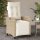 vidaXL Gartensessel mit Fußteil 2 Stk. Verstellbar Beige Poly Rattan
