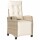 vidaXL 9-tlg. Garten-Essgruppe mit Kissen Beige Poly Rattan