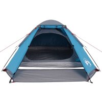 vidaXL Kuppel-Campingzelt 4 Personen Blau Wasserdicht