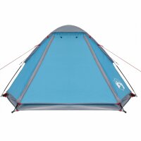 vidaXL Kuppel-Campingzelt 4 Personen Blau Wasserdicht