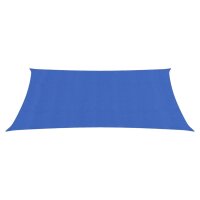 vidaXL Sonnensegel 160 g/m&sup2; Rechteckig Blau 2,5x5 m HDPE