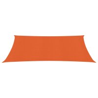 vidaXL Sonnensegel 160 g/m&sup2; Rechteckig Orange 4x5 m HDPE