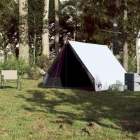 vidaXL Camping-Keilzelt 2 Personen Wei&szlig; Verdunkelt Wasserdicht