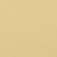 vidaXL Sonnensegel Sandfarbe 7x5 m 100% Polyester Oxford