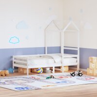 vidaXL Dach für Kinderbett Weiß 98x70x176,5 cm...