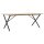 vidaXL Esstisch X-Gestell 200x100x75,5cm Massivholz Kiefer &amp; Gusseisen