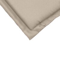 vidaXL Garten-Sitzkissen 2 Stk. Taupe 45x45x2 cm Quadratisch