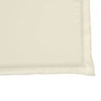 vidaXL Garten-Sitzkissen 4 Stk. Creme 45x45x2 cm Quadratisch