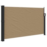 vidaXL Seitenmarkise Ausziehbar Taupe 120x600 cm