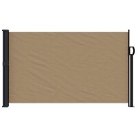 vidaXL Seitenmarkise Ausziehbar Taupe 120x600 cm