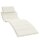 vidaXL Sonnenliegen-Auflage Melange Creme 186x58x3 cm Stoff