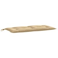 vidaXL Gartenbank-Auflage Melange Beige 100x50x7 cm Stoff