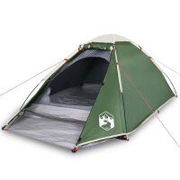 vidaXL Kuppel-Campingzelt 4 Personen Gr&uuml;n Wasserdicht