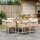 vidaXL 9-tlg. Garten-Essgruppe mit Kissen Beige Poly Rattan