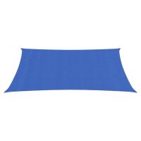 vidaXL Sonnensegel 160 g/m&sup2; Rechteckig Blau 3,5x5 m HDPE