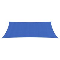 vidaXL Sonnensegel 160 g/m&sup2; Rechteckig Blau 3x6 m HDPE