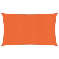 vidaXL Sonnensegel 160 g/m² Rechteckig Orange 4x7 m...