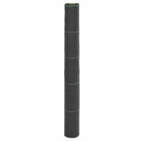 vidaXL Unkrautvlies Schwarz 1x25 m PP