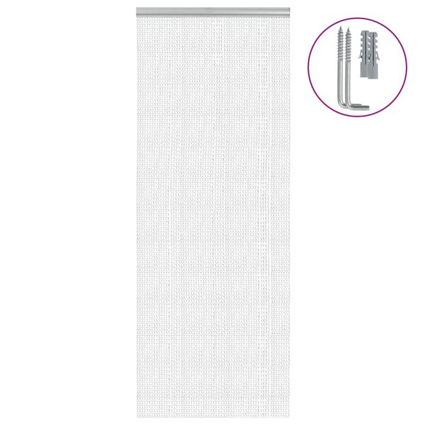 vidaXL T&uuml;rvorhang aus Ketten 80x201 cm Aluminium