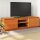 vidaXL TV-Schrank Wachsbraun 140x35x40 cm Massivholz Kiefer