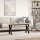 vidaXL Couchtisch Y-Gestell 110x40x45,5 cm Massivholz Kiefer Gusseisen