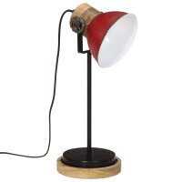 vidaXL Schreibtischlampe 25 W Rot 17x17x50 cm E27