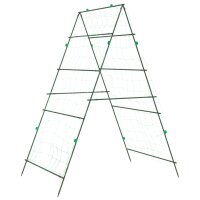 vidaXL Pflanzennetz A-Rahmen 99x90x175,5 cm Stahl