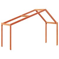 vidaXL Dach für Kinderbett Wachsbraun 203x80,5x142cm...