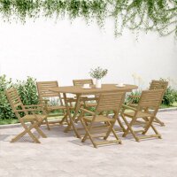 vidaXL Gartenst&uuml;hle 8 Stk. Klappbar 54,5x61,5x86,5cm Massivholz Akazie