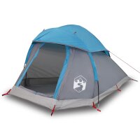 vidaXL Kuppel-Campingzelt 1 Person Blau Wasserdicht