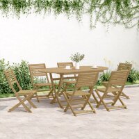 vidaXL Gartenst&uuml;hle 6 Stk. Klappbar 48,5x61,5x87 cm Massivholz Akazie