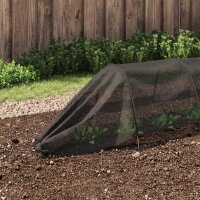 vidaXL Netztunnel Schwarz 300x50x48,5 cm Stahl und...