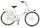 AMIGO Eclypse 28 Zoll 56 cm Damen Rücktrittbremse Weiß