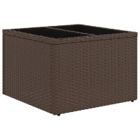 vidaXL 7-tlg. Garten-Sofagarnitur mit Kissen Braun Poly Rattan