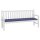 vidaXL Gartenbank-Auflage Marineblau 180x50x3 cm Oxford-Gewebe