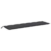 vidaXL Gartenbank-Auflage Melange Anthrazit 200x50x7 cm Stoff