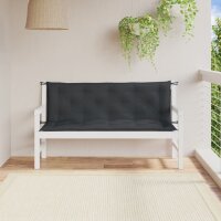 vidaXL Gartenbank-Auflagen 2 Stk. Melange Anthrazit 150x50x7 cm Stoff