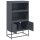 vidaXL Highboard Anthrazit 68,5x38,5x123,5 cm Stahl