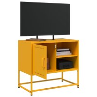 vidaXL TV-Schrank Senfgelb 68x39x60,5 cm Stahl