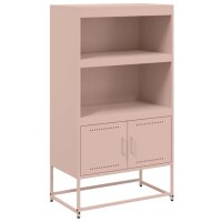 vidaXL Highboard Senfgelb 68,5x38,5x107 cm Stahl