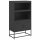 vidaXL Highboard Schwarz 68,5x38,5x123,5 cm Stahl