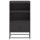 vidaXL Highboard Schwarz 68,5x38,5x123,5 cm Stahl