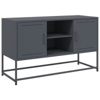 vidaXL Highboard Olivgr&uuml;n 36x39x123 cm Stahl