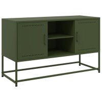 vidaXL Highboard Weiß 36x39x107 cm Stahl