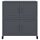 vidaXL Sideboard Anthrazit 68,5x39x72 cm Kaltgewalzter Stahl