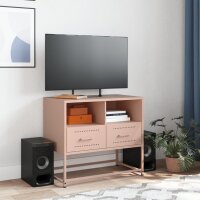 vidaXL TV-Schrank Rosa 68x39x60,5 cm Stahl