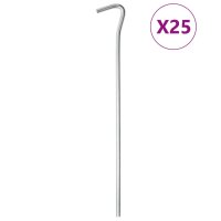 vidaXL Zeltheringe 25 Stk. 23 cm Ø5 mm Verzinkter...