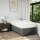 vidaXL Boxspringbett mit Matratze Dunkelgrau 80x200 cm Stoff